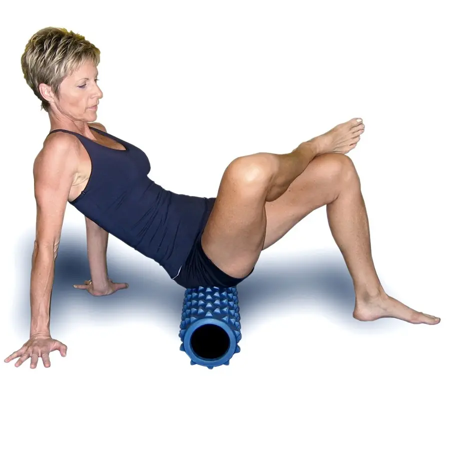 RumbleRoller Foam Roller Svart 12,5 x 56 cm | Ekstra fast 