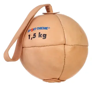 Heittopallo k&#228;silenkill&#228;  1,5 kg Nahkaa