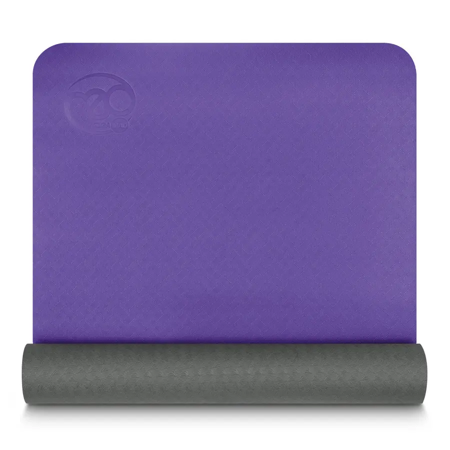 Yoga-Mad Evolution Yogamatte - 12 matter 183 x 61 x 0,4 cm | Lilla 