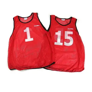 Mesh vest Youth set Number from 1-15