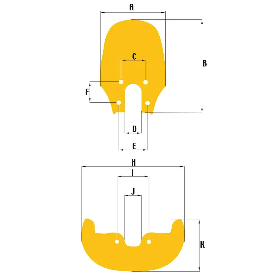 Bumper & handle with hold Gul 