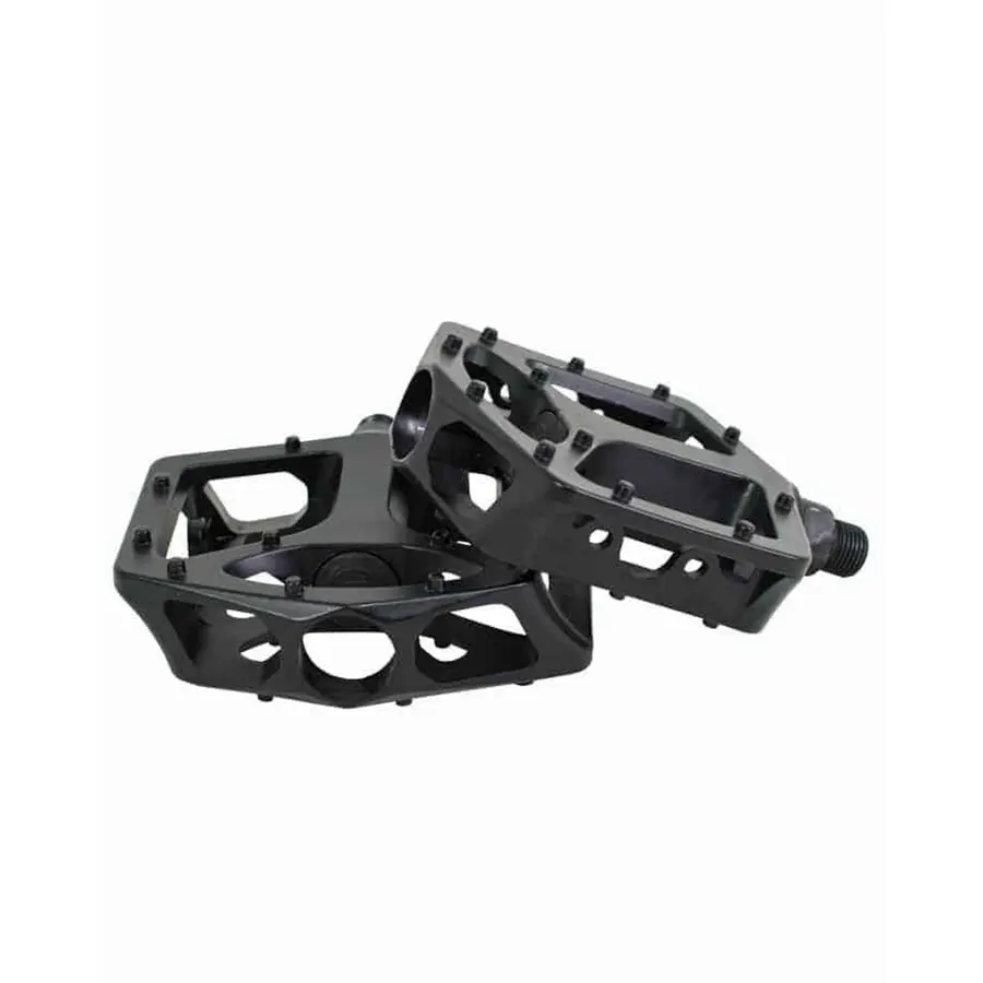 QU-AX Cross Pedals, aluminum, black 