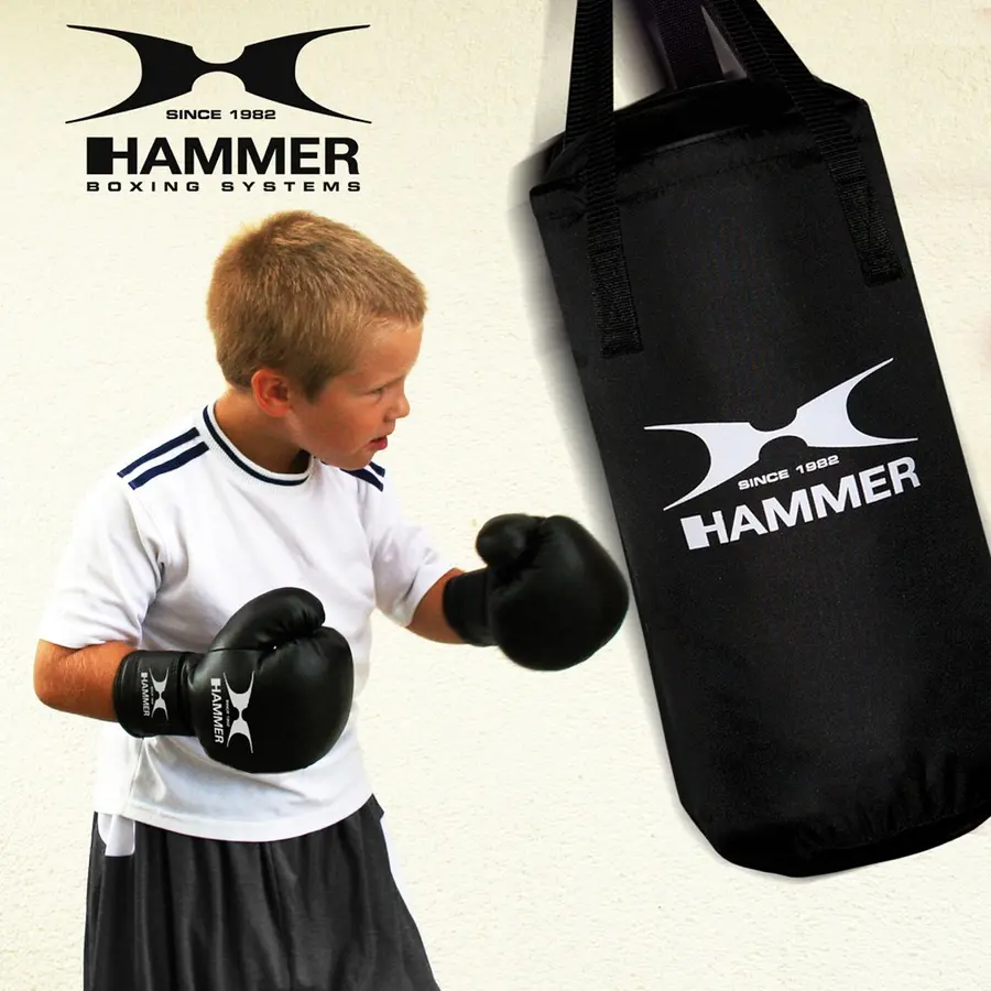 Hammer |  Nyrkkeilysetti Junior Nyrkkeilysäkki | Nyrkkeilyhanskat 6 oz 