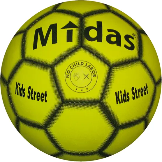 Midas | Kids Street Soccer Jalkapallo Koko: 4 | Keltainen/Musta 