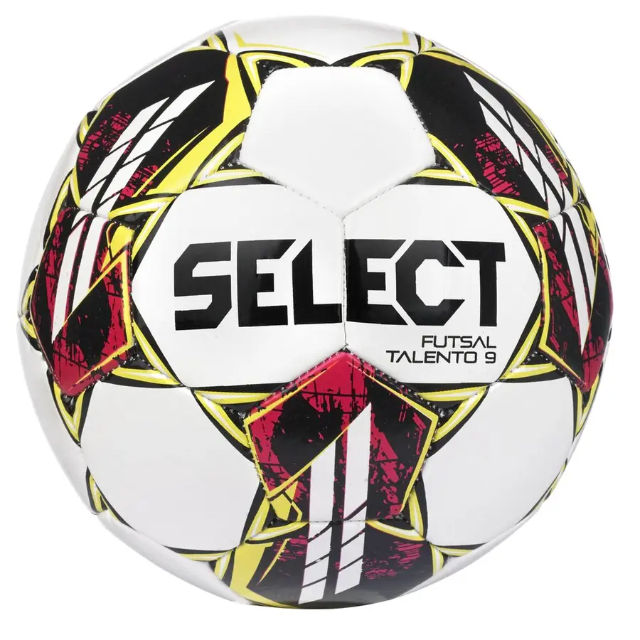 Select | Talento 9 Futsalpallo 270-290 g | Valkoinen/Keltainen 