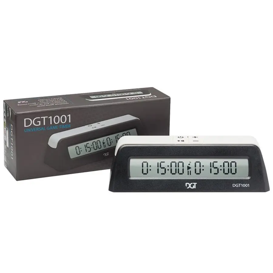 DGT 1001 chess clock black 