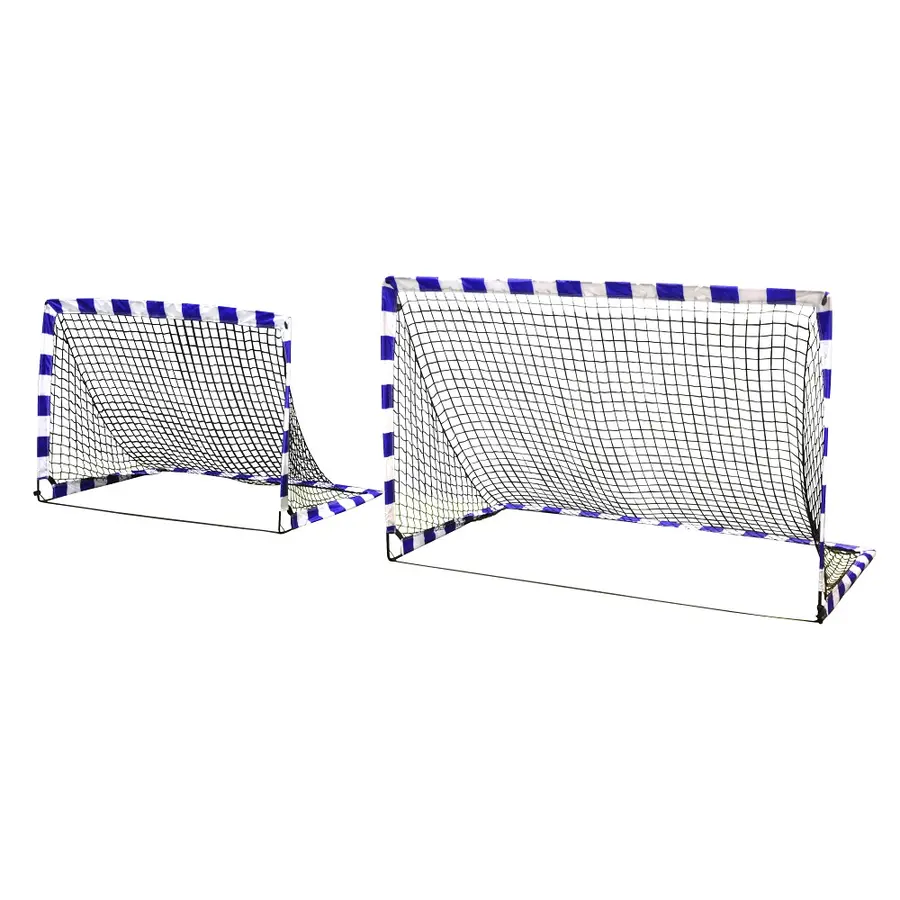 Håndballmål Pop Up 140 x 100 cm 2 stk | Med transportbag 