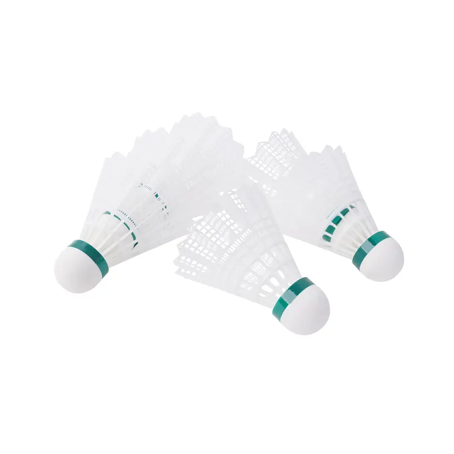 Sport-Thieme FlashOne Badminton Shuttles green, slow, white 