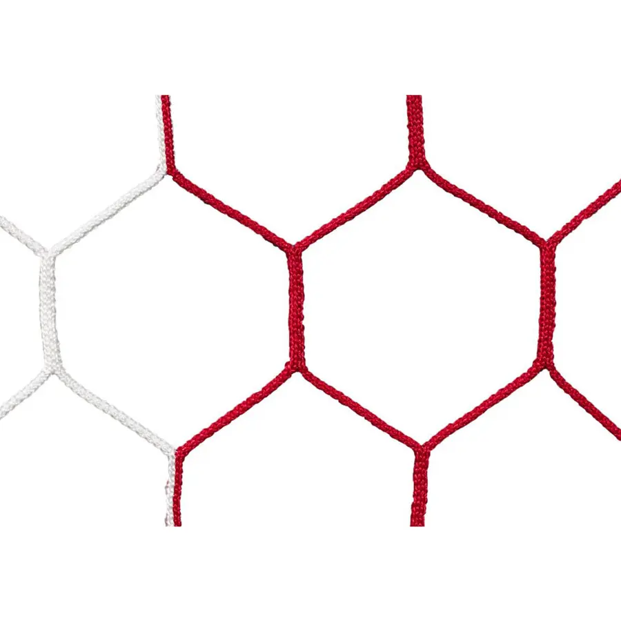 Jalkapallomaaliverkko 1 Pari | Valkoinen/Punainen | 80/150 