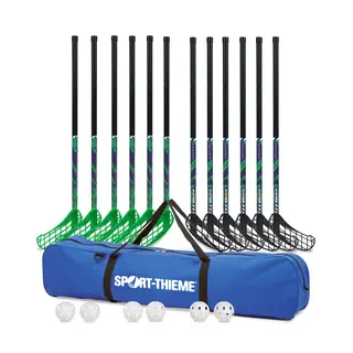 Sport-Thieme | Salibandysetti Center 12 Mailaa | 6 Palloa | Laukku | 80 cm