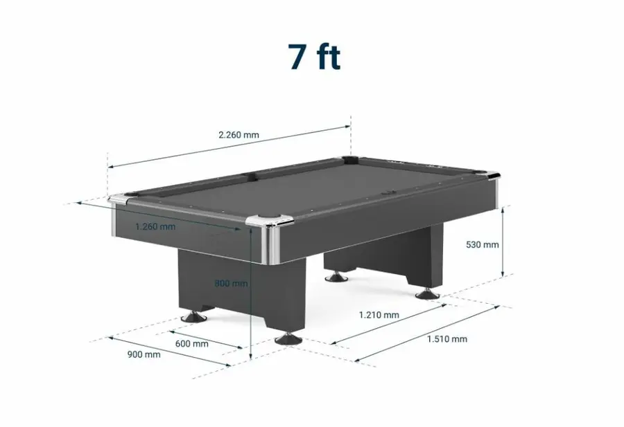 Automaten Hoffman® Club Pro" Pool table 8 fot 