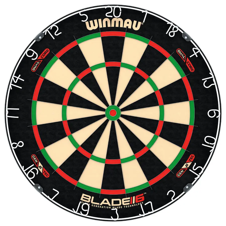 Winmau | Blade 6 Dual Core Darttaulu Perinteinen Tikkataulu 