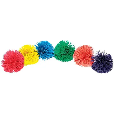 Set of 6 Pom Pom Balls