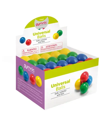 Freeball -kumipallo 5,5 cm (24 kpl) Kevyt kumipallo