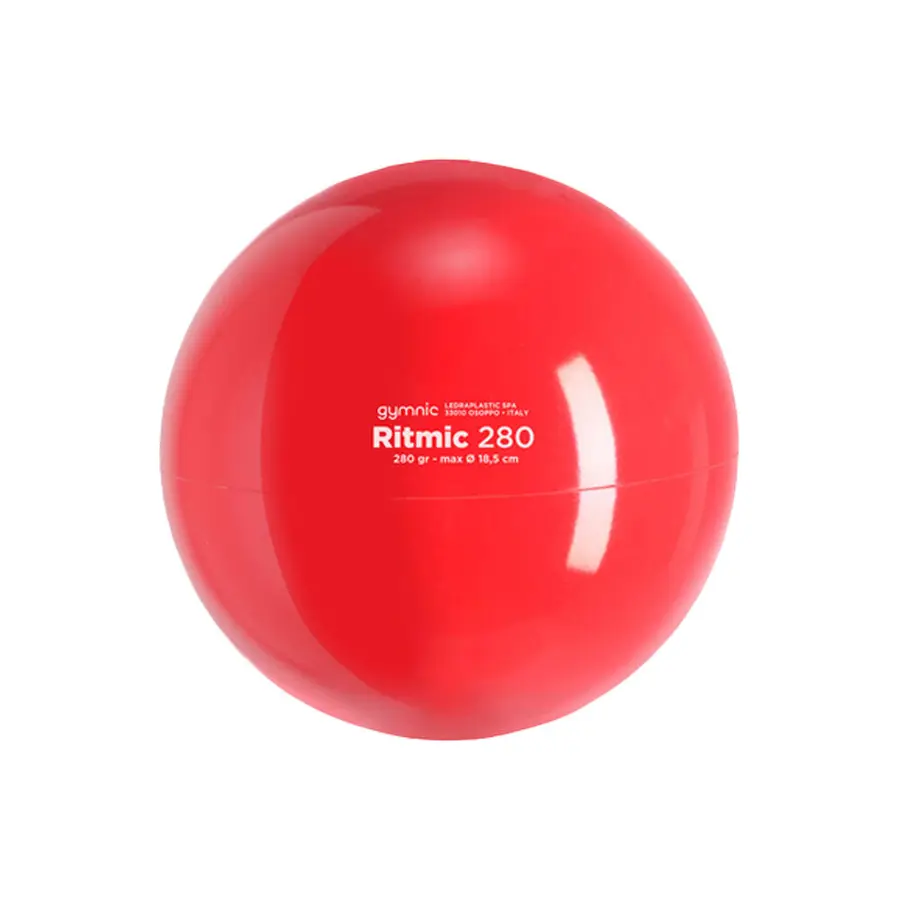 RG Ball Ritmic 18,5 cm | 280 gr | Rød Treningsball til rytmisk gymnastikk 