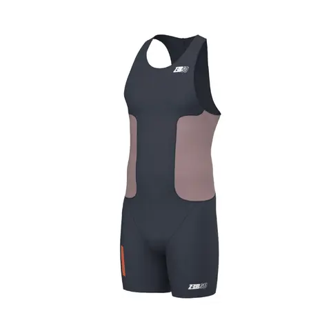 Zerod | Racer Man Trisuit Cinder Grey