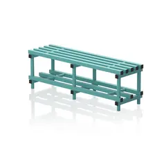 Single benches 150 cm Aqua 45 cm