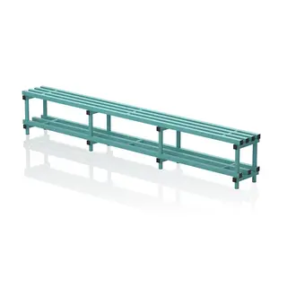 Single benches 300cm Aqua 35