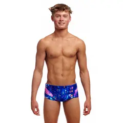 Cyber City Badebukse jr 140 cm Funky Trunks | Sidewinder Trunks