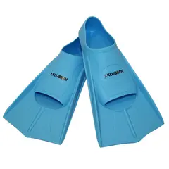 Silicone Training Fin - Short Blade Light Blue - 33-34