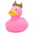 XXL Duck with Crown Pink 25 cm