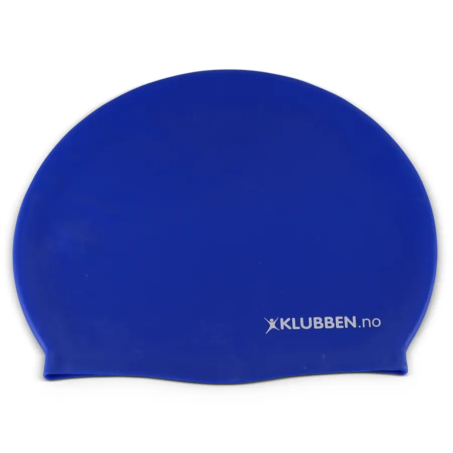 SILICONE STANDARD CAP ADULT Royal Blue KLUBBEN LOGO 