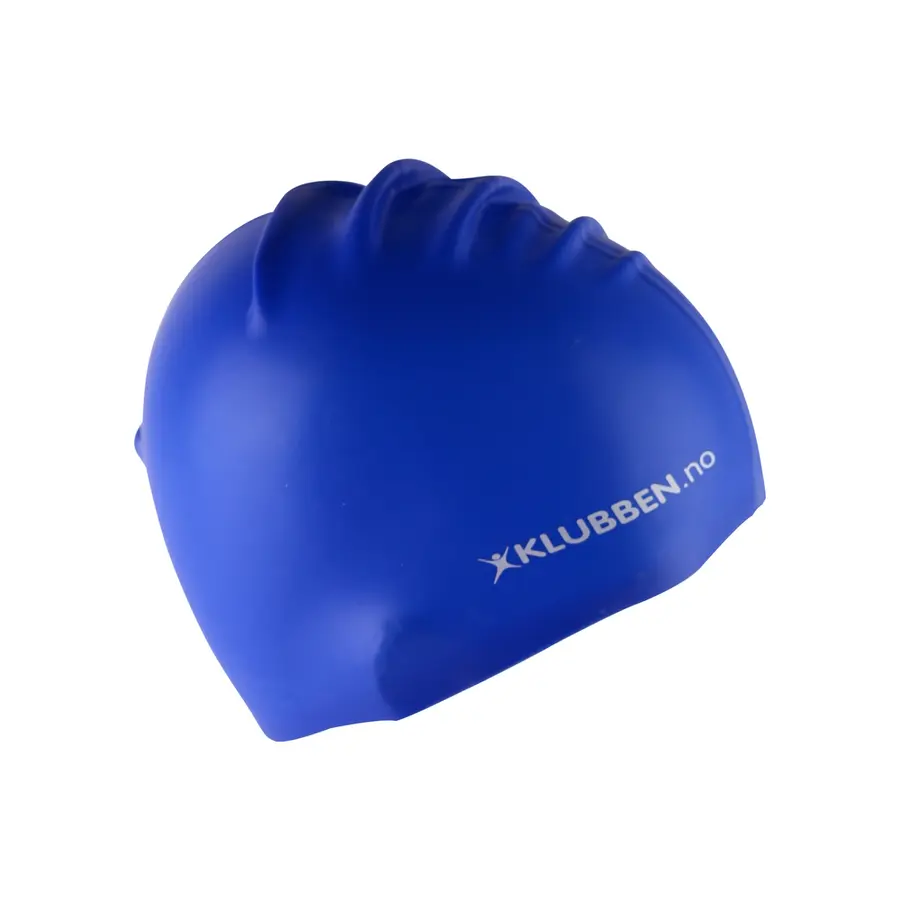 SILICONE STANDARD CAP ADULT Royal Blue KLUBBEN LOGO 