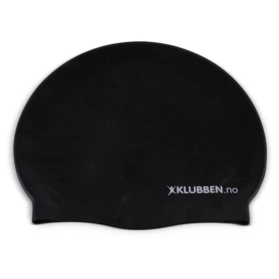 SILICONE STANDARD CAP ADULT Black KLUBBEN LOGO 