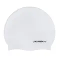 SILICONE STANDARD CAP ADULT WHITE KLUBBEN LOGO