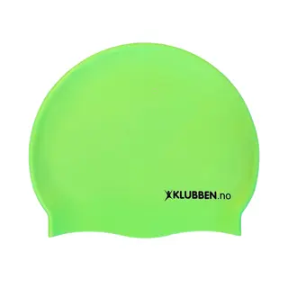 SILICONE STANDARD CAP JR Green KLUBBEN LOGO