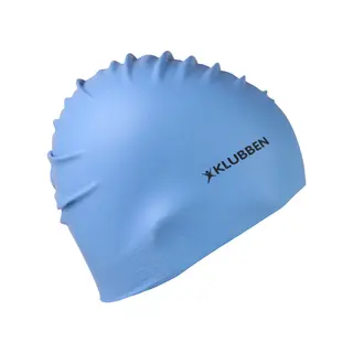 Swim Cap Klubben Latex Sky Blue KLUBBEN LOGO