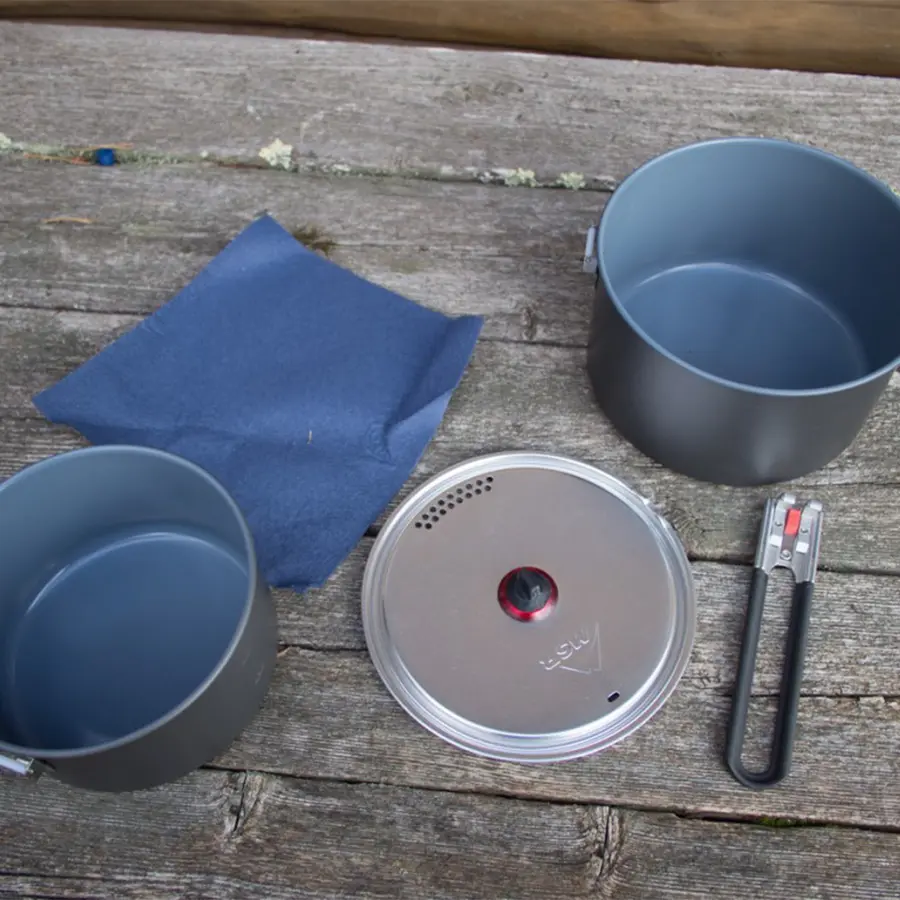 MSR Ceramic 2 Pot Set 2.0 Kjelesett til turkjøkken| 1,5 L og 2,5 L 