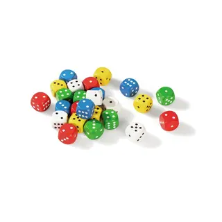 CONSTELLATION DICE MULTICOLOURED