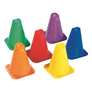 SOFT CONES Height 17 cm ASSORTMENT OF 6